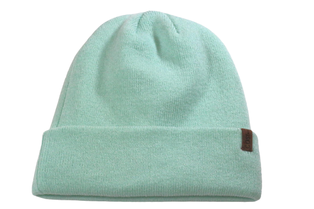 The Fit Beanie in Mint Green - COSI & co.