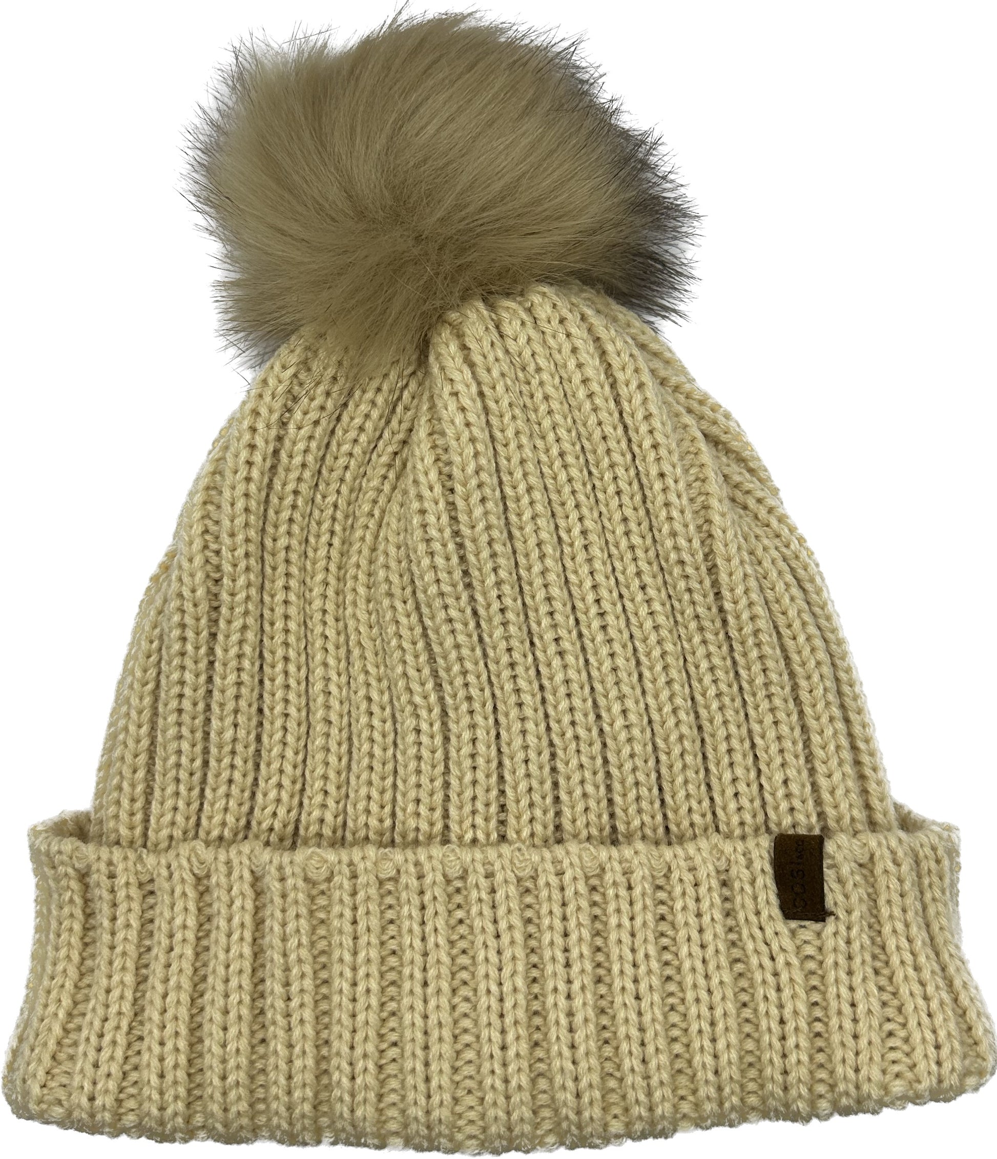 THE KNIT BEANIE IN CHAMPAGNE - COSI & co.