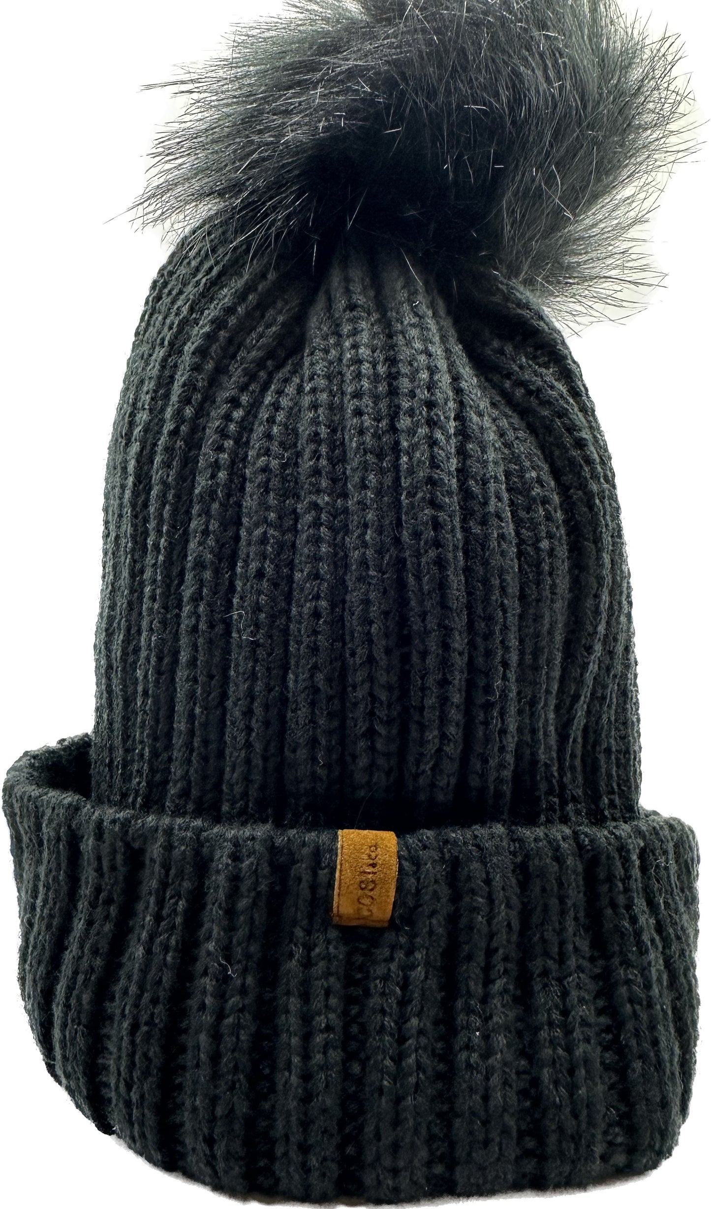 THE KNIT BEANIE IN BLACK - COSI & co.