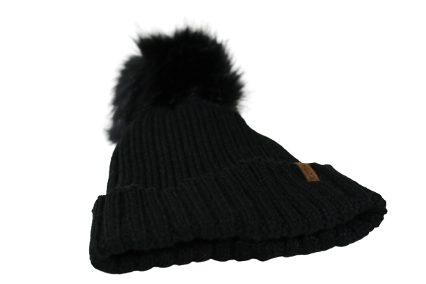 The Knit Pom in Black - COSI & co.