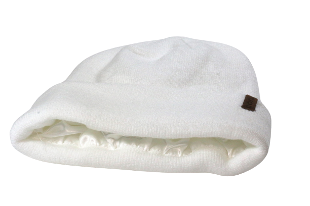 The Fit Beanie in White - COSI & co.